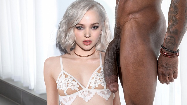 Naked Dove Cameron gets vaginal and anal masturbation