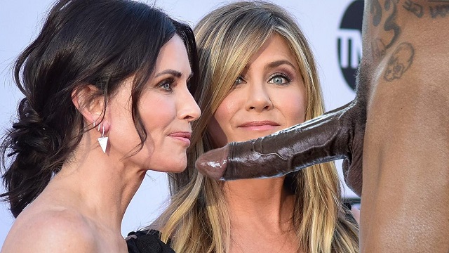 Jennifer Aniston gets hard fucked in all her holes